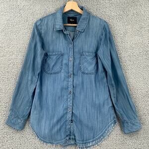 RAILS Carter Denim Button Up Shirt size XS